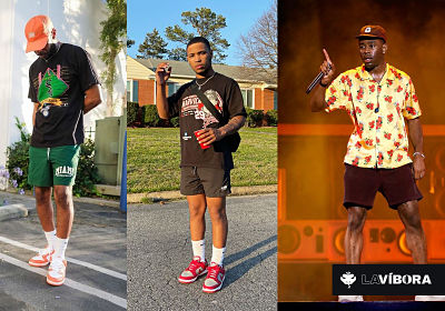 Imagem em destaque de 3 homens usando roupas no estilo urbano